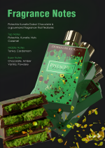 Extract de Parfum Anfar 1950 Pistachio Kunafa Dubai Chocolate, Unisex, 80 ml - imagine 6