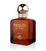 Apa de Parfum Fragrance World Proud of You Amber, Unisex, 100 ml - imagine 2